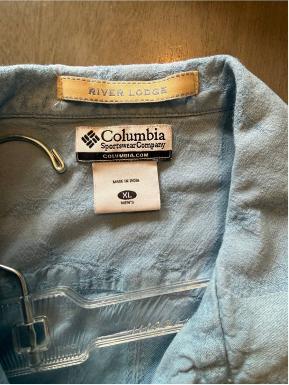 Men's Columbia Blue River Lodge Casual Button Down Shirt XL - Picture 2 of 4